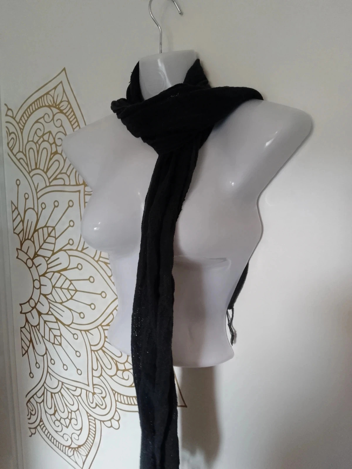 Lenço preto ou lenço de cabelo boêmio – photo 2